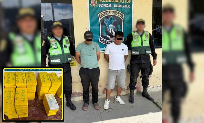 Decomisan más de 95 kilos de clorhidrato de cocaína en Ocobamba 
